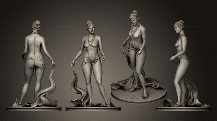 Figurines of girls (Aphrodite, STKGL_0230) 3D models for cnc